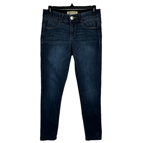 Democracy SZ 2 “Ab”solution Skinny Jeans Low-Rise Stretch Pockets Medium Wash - Picture 1 of 8